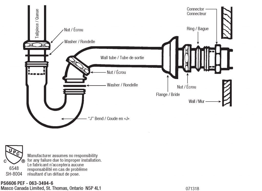 P-Trap Assembly - 1-1/4